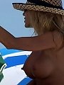 Nudist beach filming