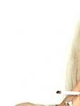 Smoking blond with blue eyes...FREE software download!