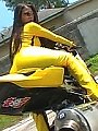 I took Nyomi and Kaiya to my buddys bike shop....VIDEO
