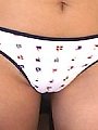 Sexy latin whore sucks big cock after getting a camel toe