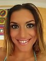 Sarah gets her ass boned on the sofa then oozes out cum from her ass