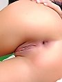 Claudias ass and pussy are filled with cum simultaneously