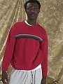 Skinny black cam guy undresses