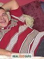Tattoed stud waits for some live action