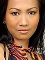 Asian dragon lady peels off her slinky tight dress...