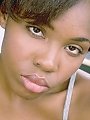 Ebony prom queen spreading her pussy lips...