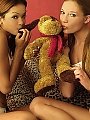 Teen lesbos spread each others asses wide